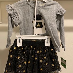 Kate Spade Girls Top + Skirt Set